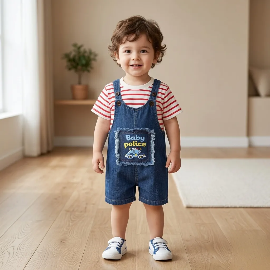 ROMPER SET- DEEP BLUE 