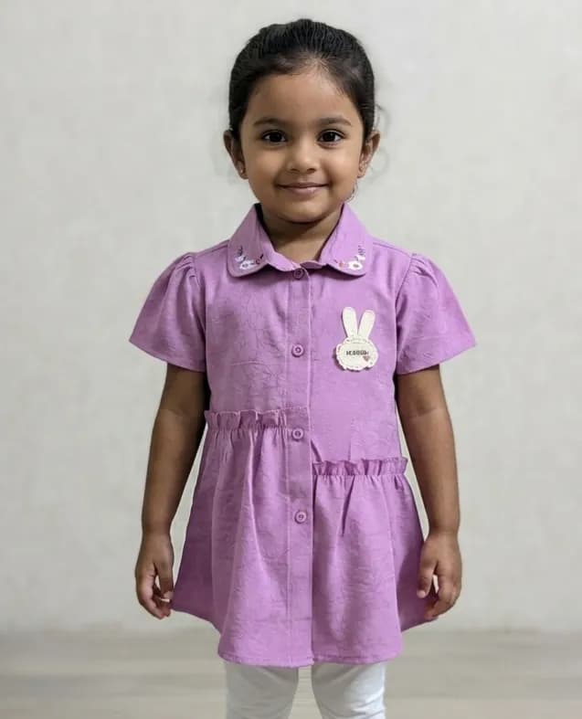 Girls Frock- Purple