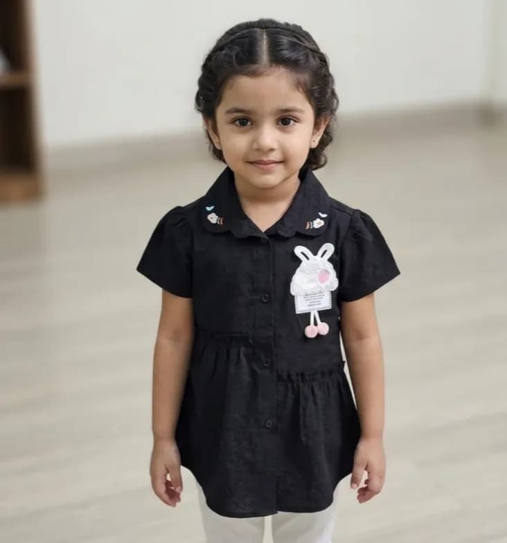 Girls Frock- Black