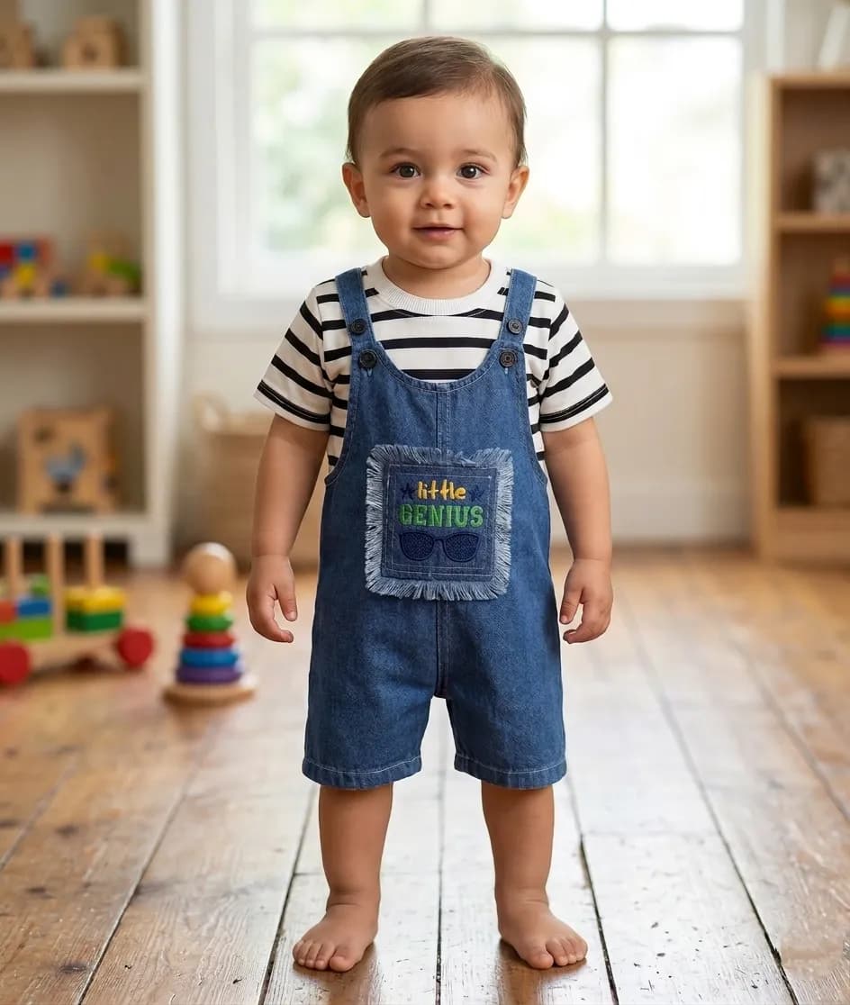 ROMPER SET- DEEP BLUE