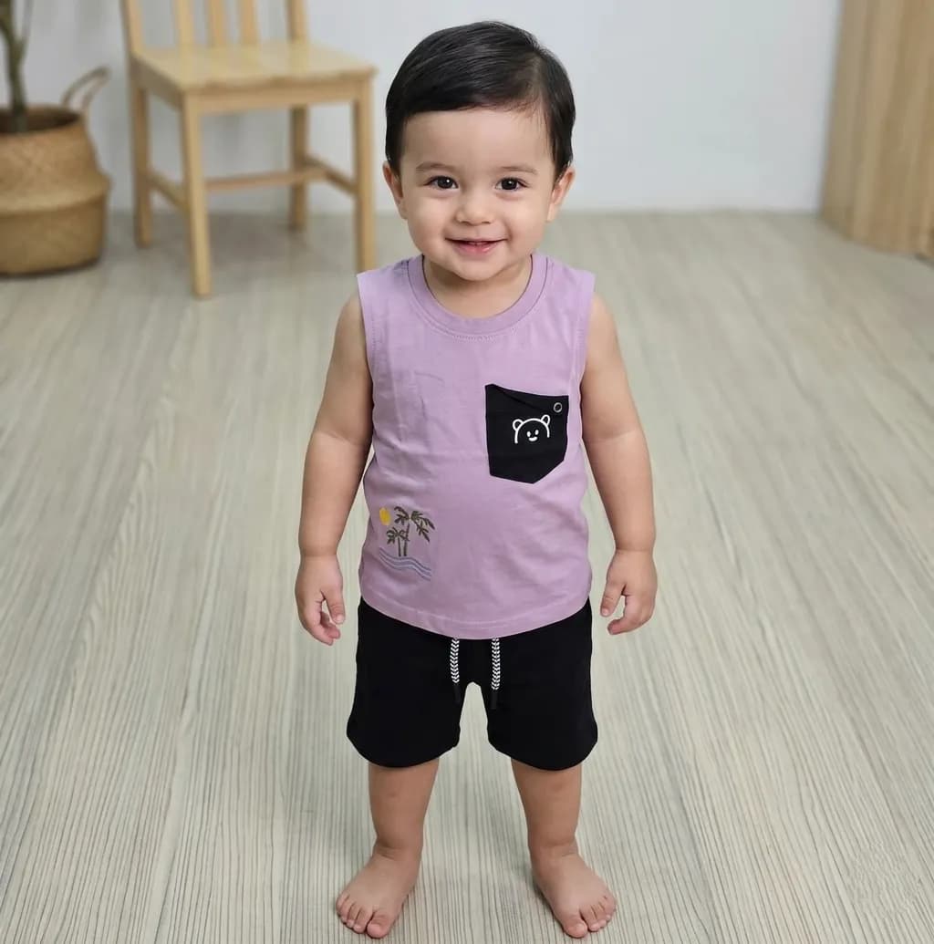Maggi Tang/Top set-Purple